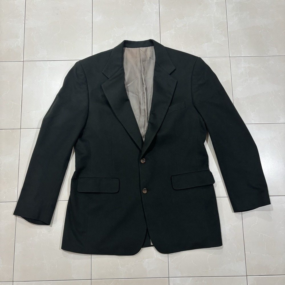 Loro Piana 100 Cashmere Blazer Suit Jacket Green Vintage Nordstrom RARE Mens L